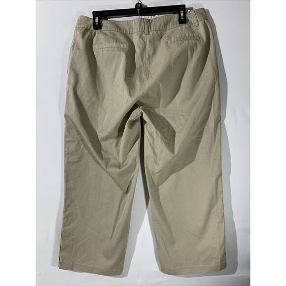 Mountain Lake Wide Leg Cropped Pants Womens Size 10 Khakis - Picture 4 of 6